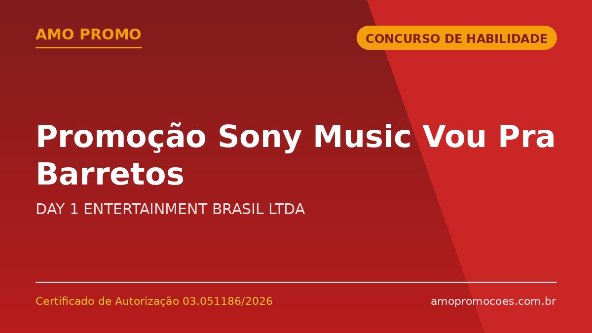 Promoção Sony Music Vou Pra Barretos