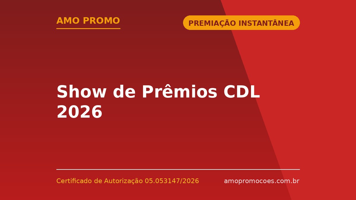 Show de Prêmios CDL 2026