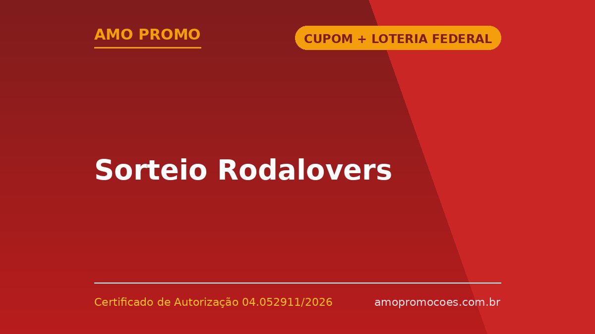 Sorteio Rodalovers