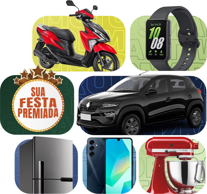 Sua Festa Premiada 2026 Sorteia Carro 0Km, Moto Honda e Prêmios Instantâneos