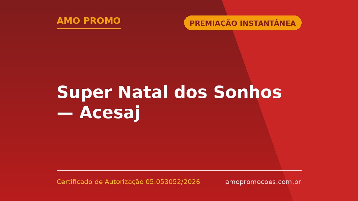 Super Natal dos Sonhos — Acesaj