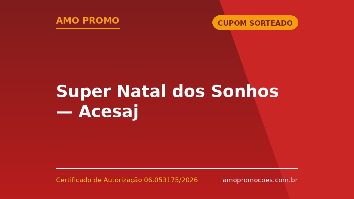 Super Natal dos Sonhos — Acesaj