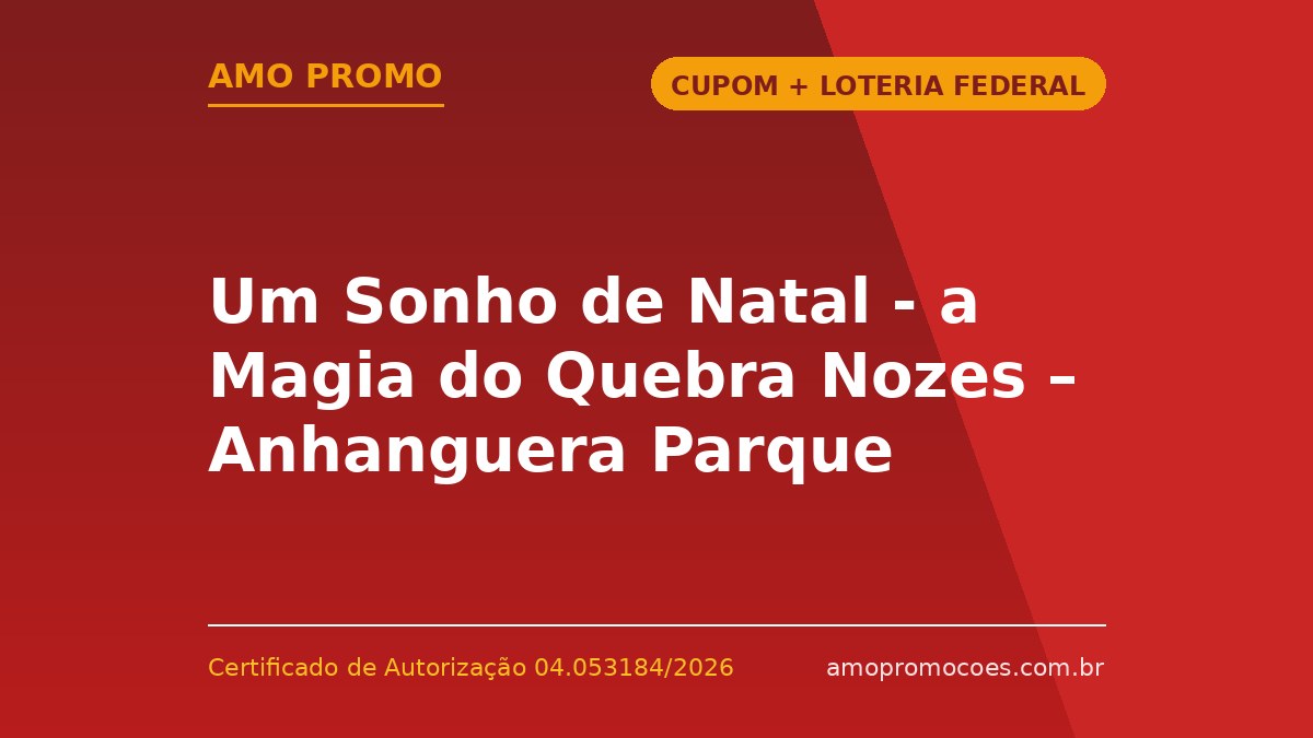 Um Sonho de Natal - a Magia do Quebra Nozes – Anhanguera Parque Shopping