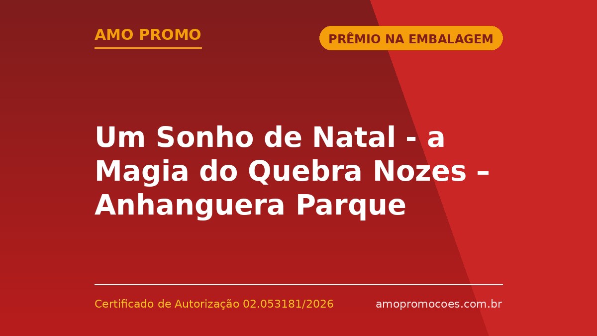 Um Sonho de Natal - a Magia do Quebra Nozes – Anhanguera Parque Shopping